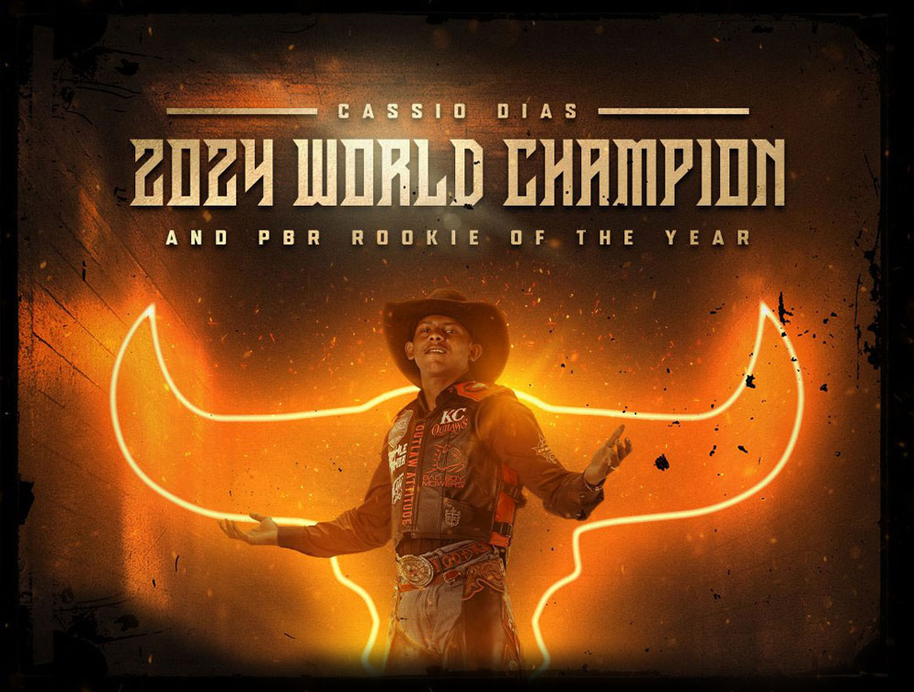 Kansas City Outlaws Cassio Dias 2024 World Champion & ROTY
