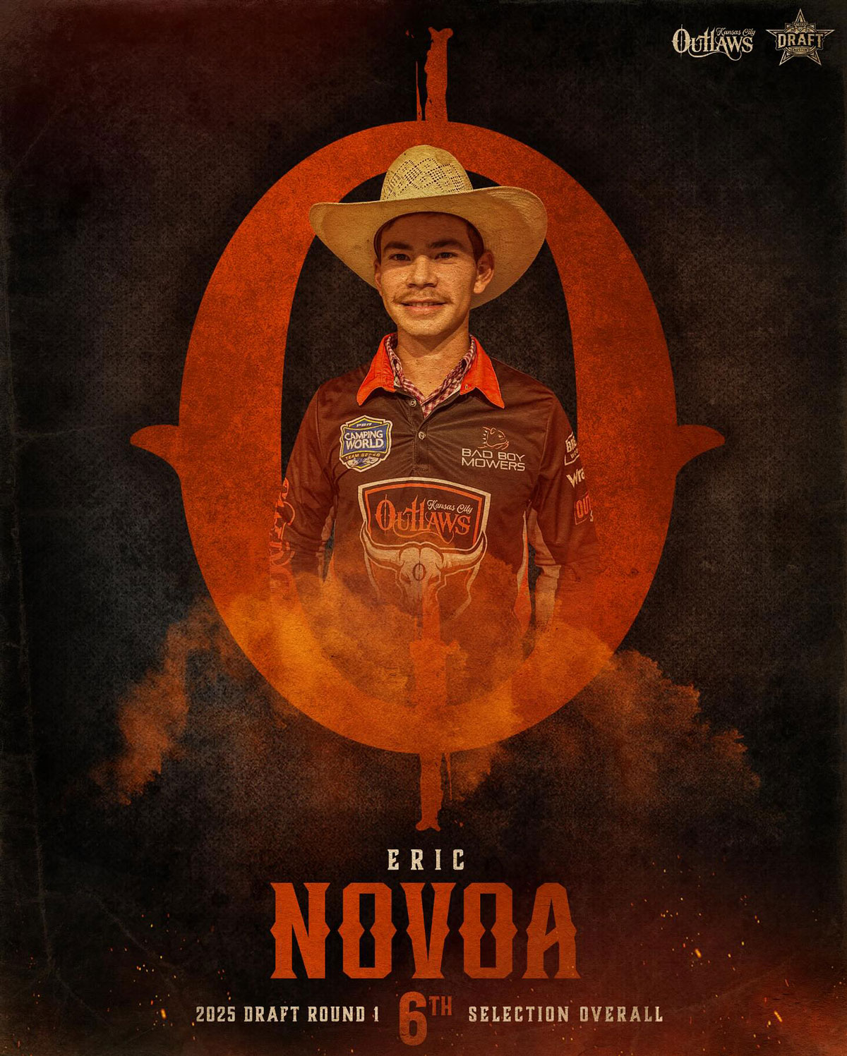 Kansas City Outlaws 2025 Draft Pick Eric Novoa