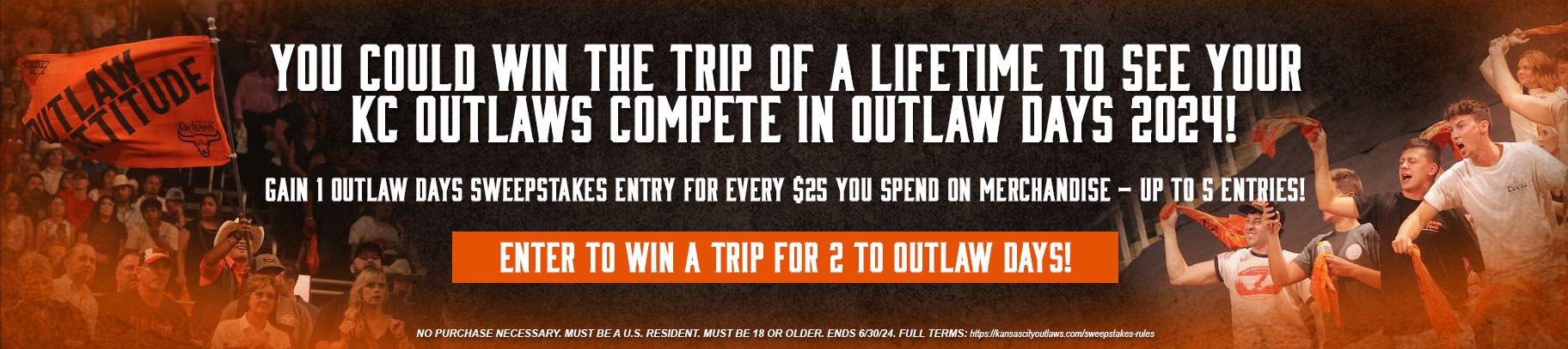 Win a Trip to Outlaw Days 2024!
