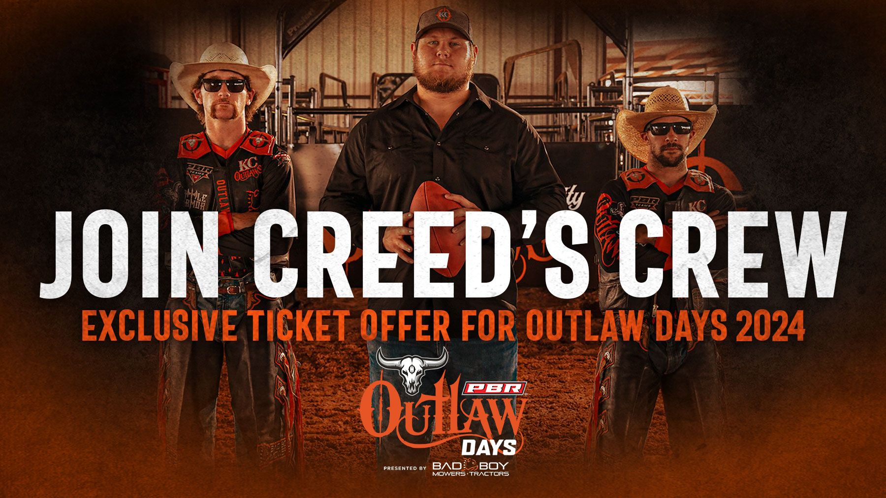 Join Creed's Crew for Outlaw Days 2024!